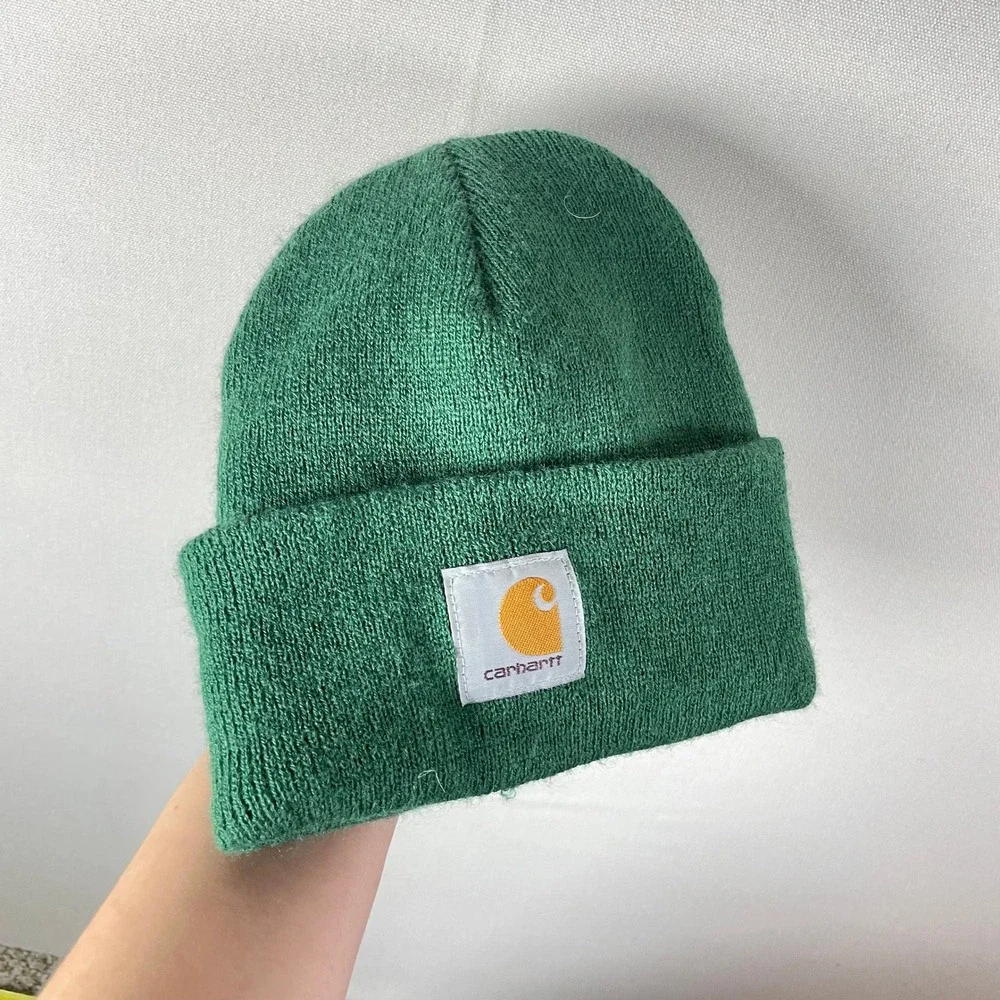 Carhartt A18 Knit Cuffed Beanie Hat North Woods Green‎ - Size OS